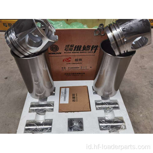 Kit liner piston dan silinder weichai empat pencocokan